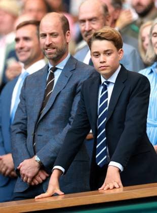 Prince William and Prince George in the Royal Box on Centre Court Wimbledon Tennis Championships, Day 14, The All England Lawn Tennis and Croquet Club, London, UK - 12 Jul 2026London The All England Lawn Tennis and United Kingdom  Copyright: xJamesxMarsh Shutterstockx 16981035if