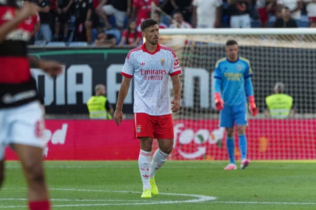 RECORD DATE NOT STATED Trofeu do Algarve 25th Anniversary - SL Benfica vs CR Flamengo, Estadio do Algarve, Portugal. Estadio do Algarve, Portugal. 11 July 2026. 2 Clement Lenglet of SL Benfica in action at the SL Benfica v CR Flamengo football match for the Algarve Trophy 25th Anniversary. Credit: Nuno Pires Veloso Morse Images. Copyright: xx