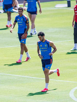 Spain national team, Nationalteam World Cup 12 07 2026 Mikel Merino of Spain during the Spanish national team s training session at Cotton Bowl in Dallas, United States of America on July 12, 2026. Photo (PGS Photo Agency) Dallas usa Copyright: xPGSxPhotoxAgencyx