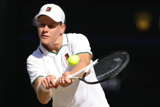 Jannik Sinner, ITA, during final of 2026 All England Lawn Tennis Championships at Wimbledon, mens singles, London, 12 07 2026; - *** Jannik Sinner (ITA) during the final of the 2026 All England Lawn Tennis Championships at Wimbledon, men s singles, London, July 12, 2026 