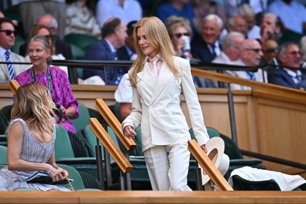 2026 Wimbledon - Nicole Kidman Actress Nicole Kidman during the men’s final at the 2026 Wimbledon Championships at the AELTC in London, UK, on July 12, 2026. Photo by Corinne Dubreuil ABACAPRESS.COM London United Kingdom  Copyright: xDubreuilxCorinne ABACAx