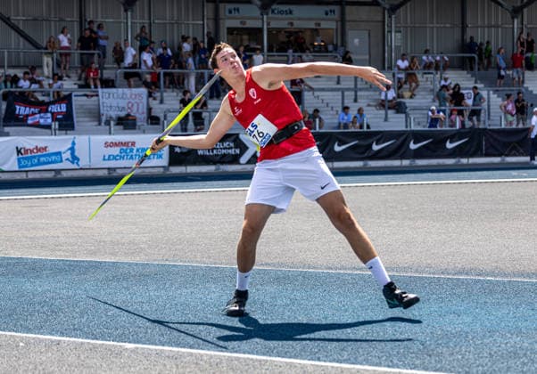 85. Deutsche Meisterschaften U20; Bochum, 12.07.2026 Fiete Wauer (LC Cottbus); 85. Deutsche Meisterschaften U20 im Lohrheide-Stadion in Bochum am 12.07.2026, (Nordrhein-Westfalen). *** 85th German U20 Championships, Bochum, July 12, 2026; Fiete Wauer, LC Cottbus; 85th German U20 Championships at Lohrheide Stadium in Bochum on July 12, 2026, North Rhine-Westphalia Copyright: xBEAUTIFULxSPORTS KJPetersx