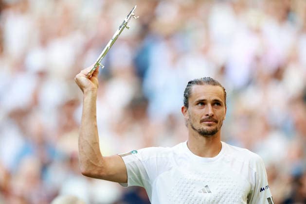 Alexander Zverev after the Men s Singles final Wimbledon Tennis Championships, Day 14, The All England Lawn Tennis and Croquet Club, London, UK - 12 Jul 2026London The All England Lawn Tennis and United Kingdom  Copyright: xJamesxMarsh Shutterstockx 16981035ks