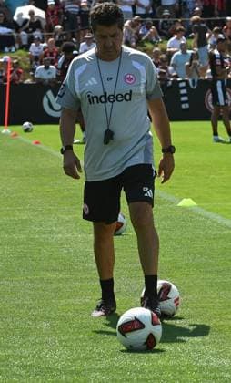 13.07.2026 xhpx Frankfurt am Main, Deutsche Bank Park Bundesliga Saison 2025 2026 Eintracht Frankfurt Training Co-Trainer Christian Peintinger (Eintracht Frankfurt) DFL DFB REGULATIONS PROHIBIT ANY USE OF PHOTOGRAPHS AS IMAGE SEQUENCES AND OR QUASI-VIDEO. *** July 13, 2026 xhpx Frankfurt am Main, Deutsche Bank Park, Bundesliga Season 2025–2026, Eintracht Frankfurt Training, Assistant Coach Christian Peintinger, Eintracht Frankfurt. DFL and DFB regulations prohibit any use of photographs as image sequences and or quasi-video.
