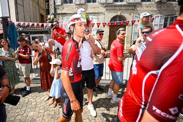 Tour de France 2026 First Restday CANTAL, FRANCE - JULY 13 : Rider of Team Lotto Intermarche during the first restday of the 113rd edition of Tour de France an UCI World Tour 2.UWT for Men Elite on July 13, 2026 in Cantal, France, 13 07 2026 Cantal France  Copyright: xTomasxSiskx