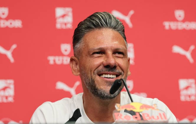 RB Leipzig Ð Pressekonferenz Bundesliga Leipzig, 13.07.2026, Red Bull Akademie, Fussball, 1.Bundesliga, RB Leipzig , Pressekonferenz , Vorstellung des neuen Trainers Chefcoaches Martin Demichelis , Im Bild: Martin Demichelis , Nur zur redaktionellen Nutzung. Only editorial use. , *** RB Leipzig – Bundesliga Press Conference, Leipzig, July 13, 2026, Red Bull Academy, Soccer, Bundesliga 1, RB Leipzig, Press Conference, Introduction of the new head coach Martin Demichelis, Pictured: Martin Demichelis, For editorial use only, Picture Point