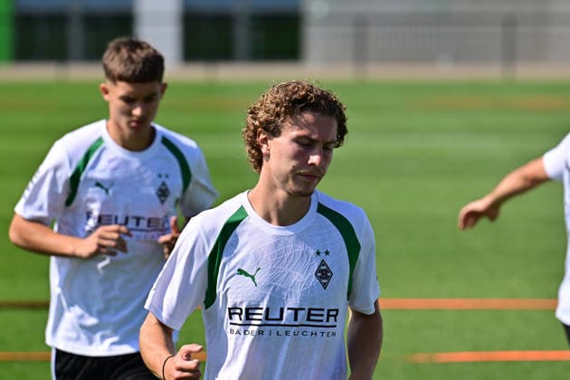 13.07.2026; Moenchengladbach; Fussball, Herren, Saison 2026 2027, Training Borussia Moenchengladbach Hugo Bolin (Gladbach) DFL regulations prohibit any use of photographs as image sequences and or quasi-video. ista-Borussia-Park NRW Deutschland *** July 13, 2026, Mönchengladbach, Soccer, Men s, 2026–2027 Season, Borussia Mönchengladbach Training, Hugo Bolin, Gladbach. DFL regulations prohibit any use of photographs as image sequences and or quasi-video content at Borussia Park, North Rhine-Westphalia, Germany