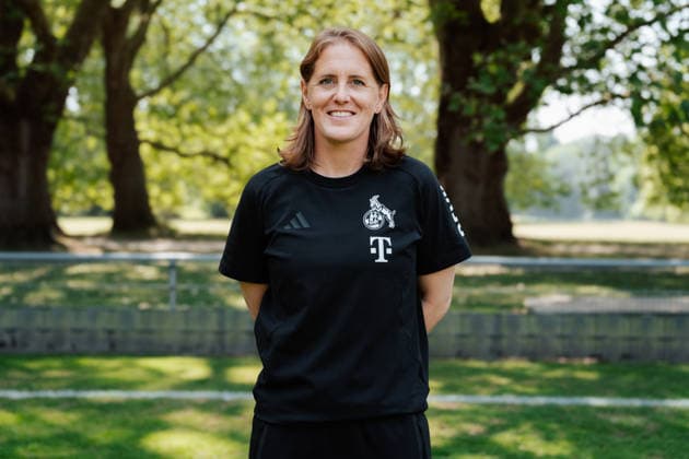 Trainerin Britta Carlson; 1.FC Köln; 1.BL Frauen, Porträttermin 2026 2027, Head Coach Britta Carlson; 1.FC Köln; 1.BL Women, portrait appointment 2026 2027, Cologne Geissbockheim NRW Germany