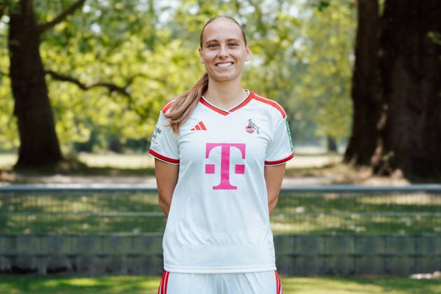 Merle Hokamp; 1.FC Köln; 1.BL Frauen, Porträttermin 2026 2027, Merle Hokamp; 1.FC Köln; 1.BL Women, portrait appointment 2026 2027, Cologne Geissbockheim NRW Germany
