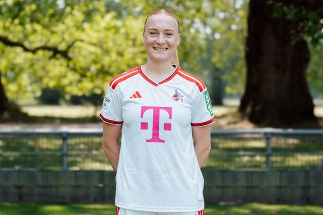 Anna Gerhardt; 1.FC Köln; 1.BL Frauen, Porträttermin 2026 2027, Anna Gerhardt; 1.FC Köln; 1.BL Women, portrait appointment 2026 2027, Cologne Geissbockheim NRW Germany