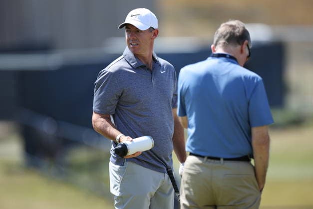 154th Open Golf Championships - Practice Day Rory McIlroy of Northern Ireland on the driving range during practice day at the British Open Golf Championships at Royal Birkdale in Southport, Britain, 13 July 2026. SOUTHPORT UNITED KINGDOM  Copyright: xADAMxVAUGHANx