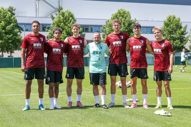 Football, Bundesliga 1, FC Augsburg unveils new signings