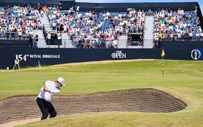 Golf, PGA, British Open in Southport, Qualifying Round