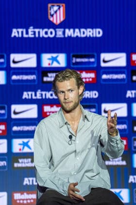 Atletico de Madrid s new player Morten Hjulmand. Atletico de Madrid s new player Morten Hjulmand during his official presentation. July 13, 2026. (ALTERPHOTOS Acero) MadridSpain  Copyright: xAcerox