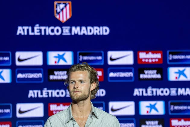 Atletico de Madrid s new player Morten Hjulmand. Atletico de Madrid s new player Morten Hjulmand during his official presentation. July 13, 2026. (ALTERPHOTOS Acero) MadridSpain  Copyright: xAcerox