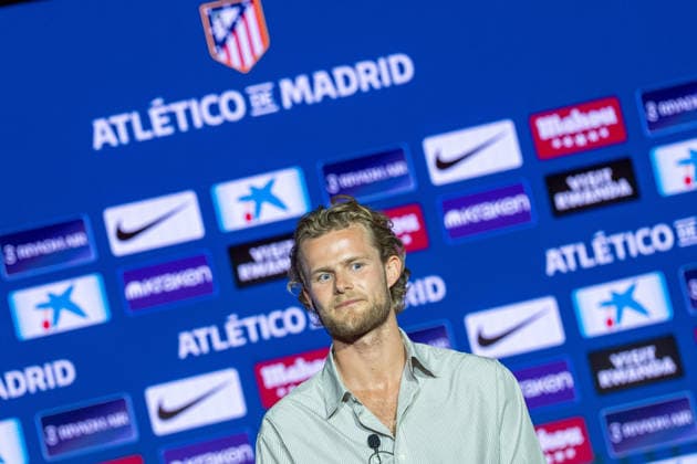 Atletico de Madrid s new player Morten Hjulmand. Atletico de Madrid s new player Morten Hjulmand during his official presentation. July 13, 2026. (ALTERPHOTOS Acero) MadridSpain  Copyright: xAcerox