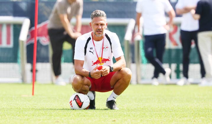 RB Leipzig Ð Trainingsstart Bundesliga Leipzig, 13.07.2026, Red Bull Akademie, Fussball, 1.Bundesliga, RB Leipzig , Pressekonferenz , Auftaktraining für die neue Spielzeit 2026 2027 , Im Bild: Martin Demichelis , Nur zur redaktionellen Nutzung. Only editorial use. , *** RB Leipzig – Start of Bundesliga Training, Leipzig, July 13, 2026, Red Bull Academy, Soccer, Bundesliga 1, RB Leipzig, Press Conference, First training session for the new 2026–2027 season, Pictured: Martin Demichelis, For editorial use only, Picture Point