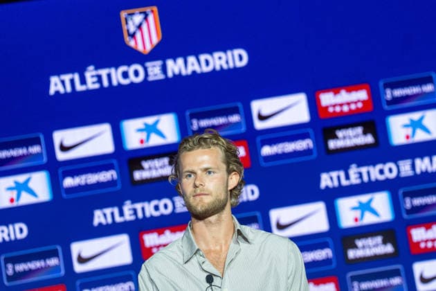 Atletico de Madrid s new player Morten Hjulmand. Atletico de Madrid s new player Morten Hjulmand during his official presentation. July 13, 2026. (ALTERPHOTOS Acero) MadridSpain  Copyright: xAcerox