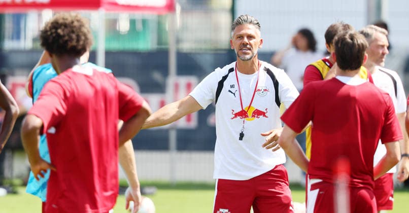 RB Leipzig Ð Trainingsstart Bundesliga Leipzig, 13.07.2026, Red Bull Akademie, Fussball, 1.Bundesliga, RB Leipzig , Pressekonferenz , Auftaktraining für die neue Spielzeit 2026 2027 , Im Bild: Martin Demichelis , Nur zur redaktionellen Nutzung. Only editorial use. , *** RB Leipzig – Start of Bundesliga Training, Leipzig, July 13, 2026, Red Bull Academy, Soccer, Bundesliga 1, RB Leipzig, Press Conference, First training session for the new 2026–2027 season, Pictured: Martin Demichelis, For editorial use only, Picture Point