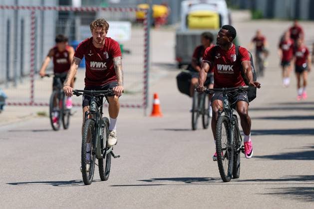 Football, Bundesliga 1, FC Augsburg, Training