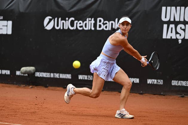 UniCredit IASI OPEN Elina Avanesyan of Armenia plays against Irina Fetecau of Romania during the Unicredit Iasi Open, in Iasi, Romania, on July 13, 2026. Imago Images Alex Nicodim Copyright: xAlexxNicodimx
