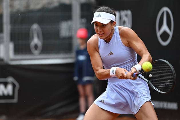 UniCredit IASI OPEN Elina Avanesyan of Armenia plays against Irina Fetecau of Romania during the Unicredit Iasi Open, in Iasi, Romania, on July 13, 2026. Imago Images Alex Nicodim Copyright: xAlexxNicodimx