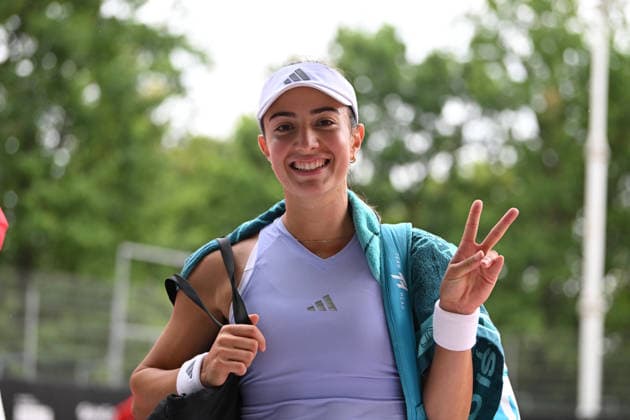 UniCredit IASI OPEN Elina Avanesyan of Armenia plays against Irina Fetecau of Romania during the Unicredit Iasi Open, in Iasi, Romania, on July 13, 2026. Imago Images Alex Nicodim Copyright: xAlexxNicodimx