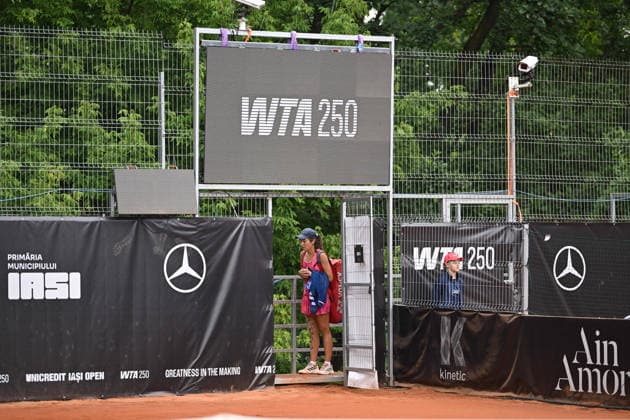 UniCredit IASI OPEN Irina Fetecau of Romania plays against Elina Avanesyan of Armenia during the Unicredit Iasi Open, in Iasi, Romania, on July 13, 2026. Imago Images Alex Nicodim Copyright: xAlexxNicodimx