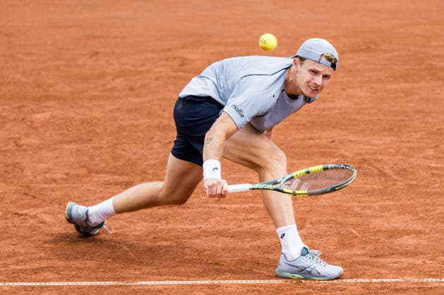 260713 Jesper de Jong of Netherlands during day 1 of the Nordea Open on July 13, 2026 in Bastad. Photo: Niclas Jönsson BILDBYRAN COP 273 NO0428 tennis ATP, Tennis Herren 250 nordea open tennislagetbbeng *** 260713 Jesper de Jong of the Netherlands during Day 1 of the Nordea Open on July 13, 2026, in Bastad. Photo by Niclas Jönsson, BILDBYRAN COP 273 NO0428 tennis atp 250 nordea open tennislagetbbeng  Copyright: NICLASxJÖNSSON BB260713NO078