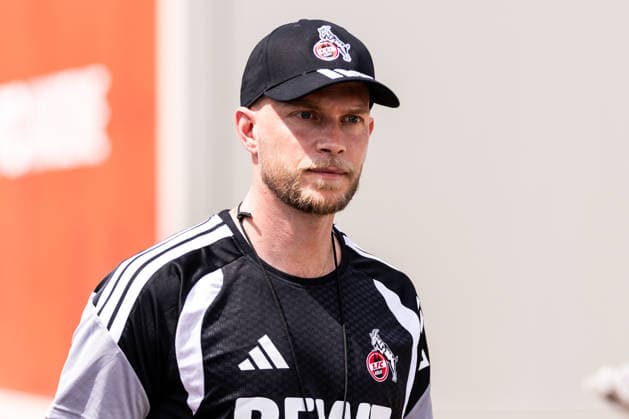 COLOGNE, GERMANY - JULY 13: Rene Wagner (Head Coach 1. FC Koeln) during the first training session of season 2026 27 at Geissbockheim on July 13, 2026 in Cologne, Germany. North Rhine Westphalia Germany Copyright: xSteffiexWunderlx