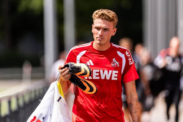 COLOGNE, GERMANY - JULY 13: Sebastian Sebulonsen (1. FC Koeln, 28) during the first training session of season 2026 27 at Geissbockheim on July 13, 2026 in Cologne, Germany. North Rhine Westphalia Germany Copyright: xSteffiexWunderlx