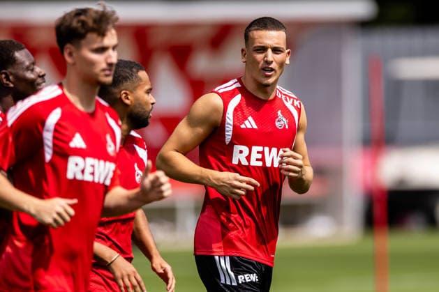 COLOGNE, GERMANY - JULY 13: Said El Mala (1. FC Koeln, 13) during the first training session of season 2026 27 at Geissbockheim on July 13, 2026 in Cologne, Germany. North Rhine Westphalia Germany Copyright: xSteffiexWunderlx