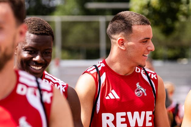 COLOGNE, GERMANY - JULY 13: Said El Mala (1. FC Koeln, 13) during the first training session of season 2026 27 at Geissbockheim on July 13, 2026 in Cologne, Germany. North Rhine Westphalia Germany Copyright: xSteffiexWunderlx