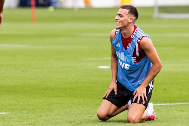 COLOGNE, GERMANY - JULY 13: Said El Mala (1. FC Koeln, 13) on the pitch during the first training session of season 2026 27 at Geissbockheim on July 13, 2026 in Cologne, Germany. North Rhine Westphalia Germany Copyright: xSteffiexWunderlx