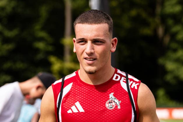 COLOGNE, GERMANY - JULY 13: Said El Mala (1. FC Koeln, 13) during the first training session of season 2026 27 at Geissbockheim on July 13, 2026 in Cologne, Germany. North Rhine Westphalia Germany Copyright: xSteffiexWunderlx
