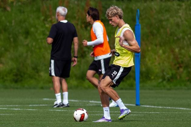 2. Bundesliga, 13.07.2026, Hamburg, Trainingszentrum FC St. Pauli *** 2. Bundesliga, July 13, 2026, Hamburg, FC St. Pauli Training Center Copyright: xAndreasxTolksdorfx