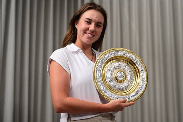 Tennis, Wimbledon, winner Linda Noskova, reception and photo shoot in Prague