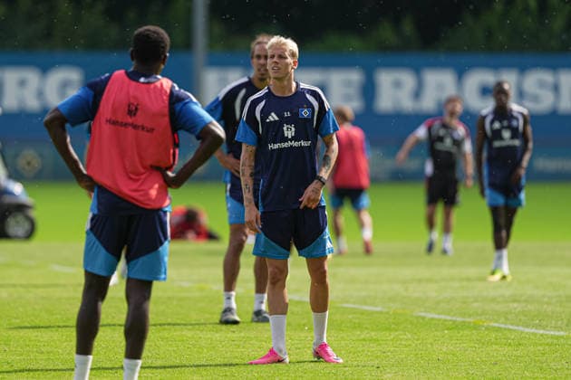 Football, Bundesliga 1, Hamburger SV, Training