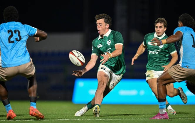 2026 World Rugby Junior World Championship, WM, Weltmeisterschaft 9th Place Play-off Semi-Final, AIA Stadium, Kutaisi, Georgia 13 7 2026 Ireland U20 vs Fiji U20 Ireland™s Daniel Green Daniel Green 13 7 2026  Copyright: xx Z99_1919