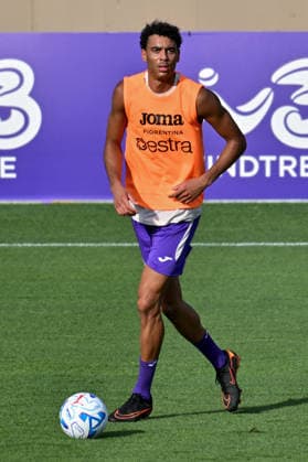 foto IPP lisa guglielmi Firenze 13-07-2026 ritiro precampionato serie a 2026-2027 allenamento fiorentina nella foto Arthur Atta italy photo press world copyright italy ITALY  Copyright: xR4924_italyphotopressx