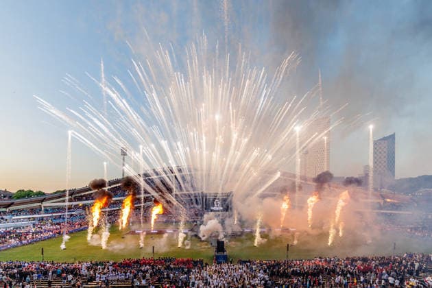 Football, opening ceremony of the Gothia World Youth Cup in Gothenburg