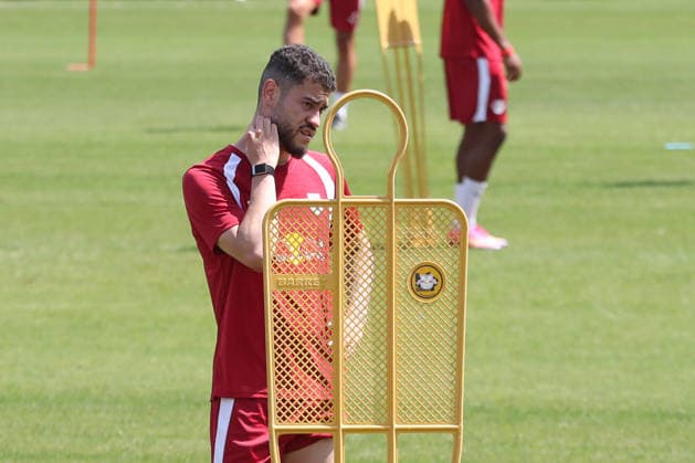 Bundesliga: Auftakttraining von RB Leipzig, 13.07.2026 Romulo Cardoso da Cruz (40, RB Leipzig). Fußball-Bundesliga, Saison 2026 2027: Auftaktraining von RB Leipzig am 13.07.2026 im RB-Trainingszentrum am Cottaweg. *** RB Leipzig s Bundesliga Season-Opener Training Session, July 13, 2026; Romulo Cardoso da Cruz, 40; RB Leipzig Soccer Bundesliga, 2026–2027 Season; RB Leipzig s season-opener training session on July 13, 2026, at the RB Training Center on Cottaweg Copyright: xBEAUTIFULxSPORTS JanxKaeferx