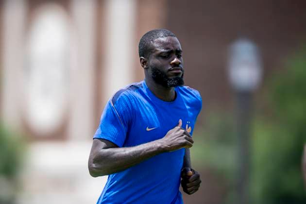 DALLAS - Dayot Upamecano of France during the 2026 World Cup, France training at Washburne Soccer and Track Stadium on July 13, 2026, in Dallas, United States. (Photo by Stefan Koops EYE4IMAGES DeFodi Images) - *** DALLAS: Dayot Upamecano of France during the 2026 World Cup; France training at Washburne Soccer and Track Stadium on July 13, 2026, in Dallas, United States. Photo by Stefan Koops, EYE4IMAGES, DeFodi Images