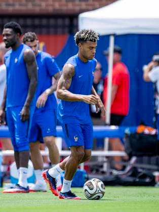 DALLAS - Desire Doue of France during the 2026 World Cup, France training at Washburne Soccer and Track Stadium on July 13, 2026 in Dallas, United States. (Photo by Stefan Koops EYE4IMAGES DeFodi Images) - *** DALLAS: Desire Doue of France during the 2026 World Cup; France training at Washburne Soccer and Track Stadium on July 13, 2026, in Dallas, United States. Photo by Stefan Koops, EYE4IMAGES, DeFodi Images