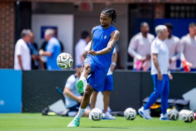 DALLAS - Michael Olise of France during the 2026 World Cup, France training at Washburne Soccer and Track Stadium on July 13, 2026, in Dallas, United States. (Photo by Stefan Koops EYE4IMAGES DeFodi Images) - *** DALLAS: Michael Olise of France during the 2026 World Cup; France training at Washburne Soccer and Track Stadium on July 13, 2026, in Dallas, United States. Photo by Stefan Koops, EYE4IMAGES, DeFodi Images