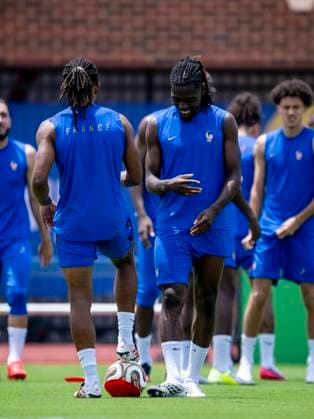 DALLAS - Manu Kone of France during the 2026 World Cup, France training at Washburne Soccer and Track Stadium on July 13, 2026 in Dallas, United States. (Photo by Stefan Koops EYE4IMAGES DeFodi Images) - *** DALLAS: Manu Kone of France during the 2026 World Cup; France training at Washburne Soccer and Track Stadium on July 13, 2026, in Dallas, United States. Photo by Stefan Koops, EYE4IMAGES, DeFodi Images