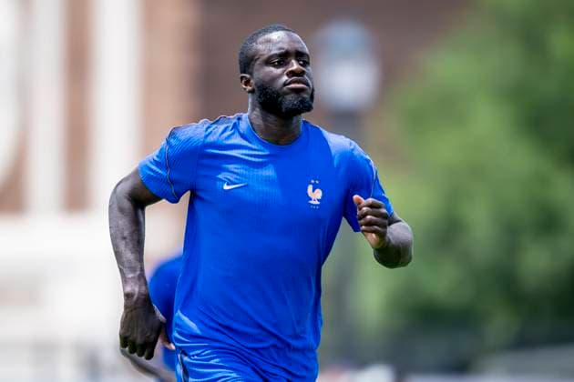 DALLAS - Dayot Upamecano of France during the 2026 World Cup, France training at Washburne Soccer and Track Stadium on July 13, 2026, in Dallas, United States. (Photo by Stefan Koops EYE4IMAGES DeFodi Images) - *** DALLAS: Dayot Upamecano of France during the 2026 World Cup; France training at Washburne Soccer and Track Stadium on July 13, 2026, in Dallas, United States. Photo by Stefan Koops, EYE4IMAGES, DeFodi Images