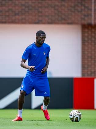 DALLAS - Ousmane Dembele of France during the 2026 World Cup, France training at Washburne Soccer and Track Stadium on July 13, 2026 in Dallas, United States. (Photo by Stefan Koops EYE4IMAGES DeFodi Images) - *** DALLAS: Ousmane Dembele of France during the 2026 World Cup; the French team training at Washburne Soccer and Track Stadium on July 13, 2026, in Dallas, United States. Photo by Stefan Koops, EYE4IMAGES, DeFodi Images
