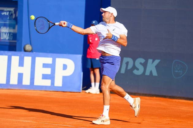Umag 13.07.2026. Tenis PLAVA LAGUNA CROATIA OPEN Tennis PLAVA LAGUNA CROATIA OPEN Nz Dusan Jajovic Fot. Kacper Staniec NEWSPIX.PL --- newspix.pl 