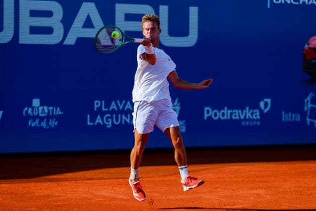 Umag 13.07.2026. Tenis PLAVA LAGUNA CROATIA OPEN Tennis PLAVA LAGUNA CROATIA OPEN Nz Luca Van Assche Fot. Kacper Staniec NEWSPIX.PL --- newspix.pl 